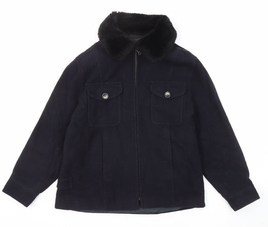 Womens UK Size 12 Charlotte Halton Blue Jacket