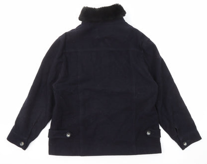 Womens UK Size 12 Charlotte Halton Blue Jacket
