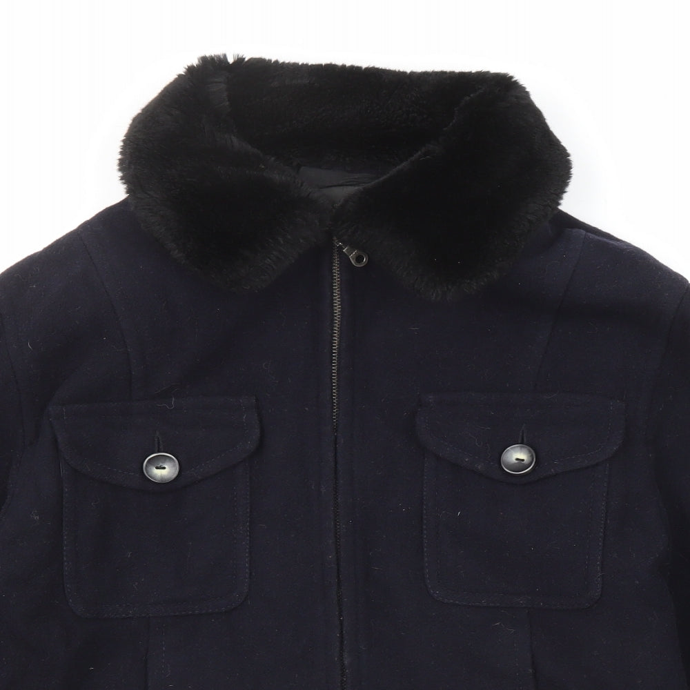 Womens UK Size 12 Charlotte Halton Blue Jacket