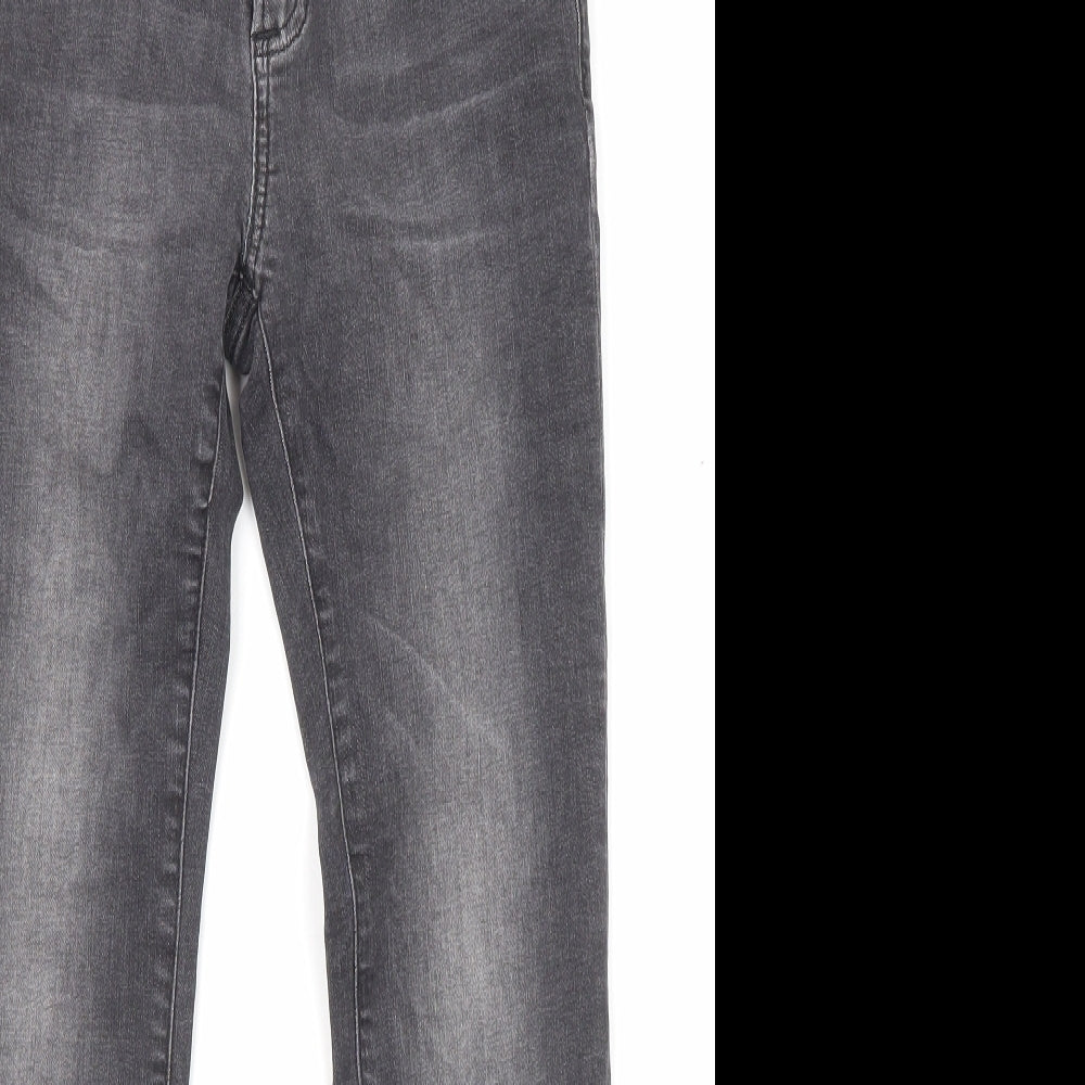 Gap Womens Grey Cotton Skinny Jeans Size 10 L24 in Regular Zip