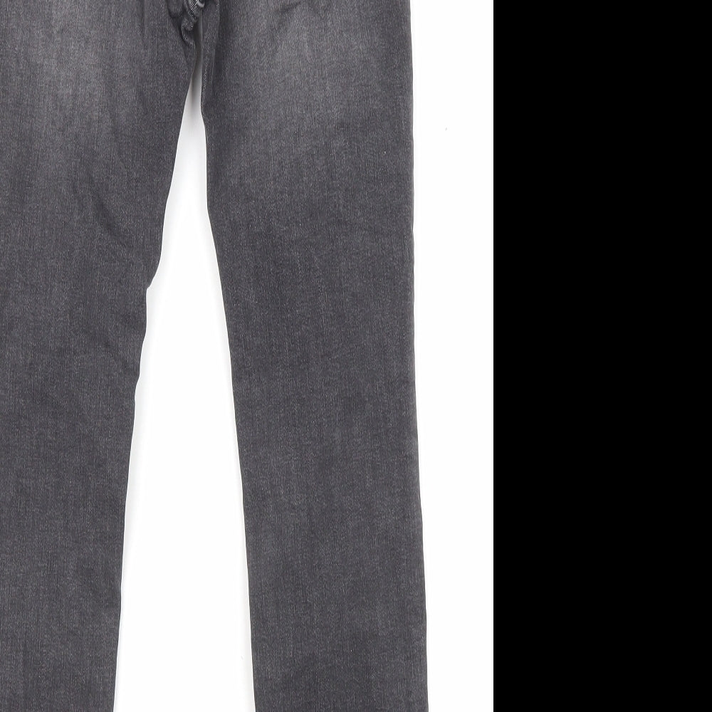 Gap Womens Grey Cotton Skinny Jeans Size 10 L24 in Regular Zip