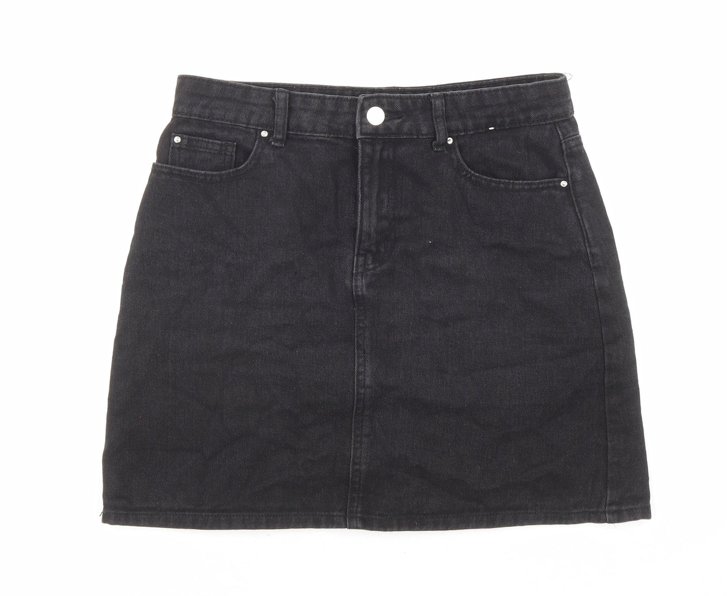 Womens UK Size 10 Denim & Co. A-Line Denim Skirt