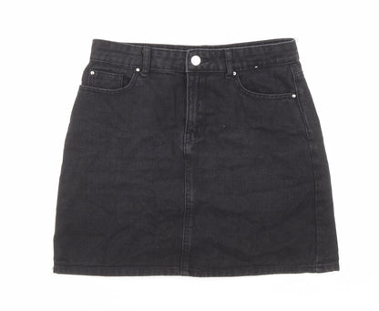 Womens UK Size 10 Denim & Co. A-Line Denim Skirt