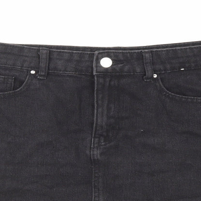 Womens UK Size 10 Denim & Co. A-Line Denim Skirt