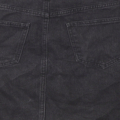 Womens UK Size 10 Denim & Co. A-Line Denim Skirt
