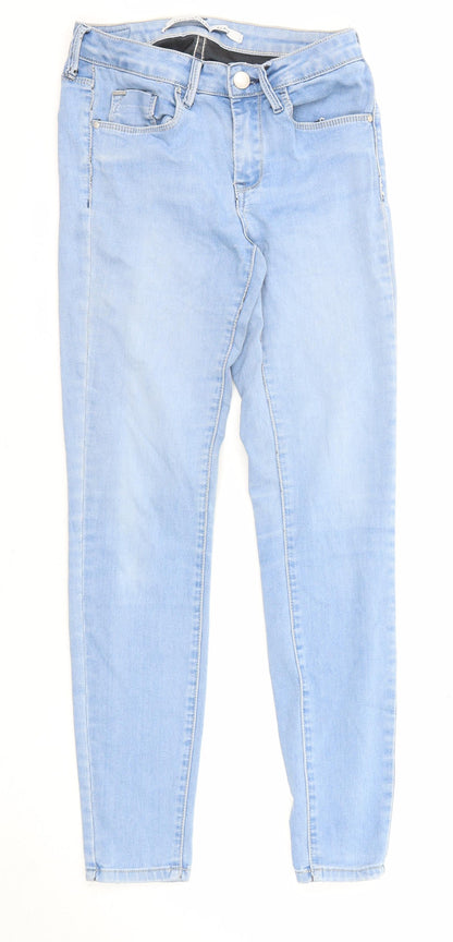 Tiffosi Jeans Womens Blue Cotton Skinny Jeans Size 24 L27 in Regular Zip