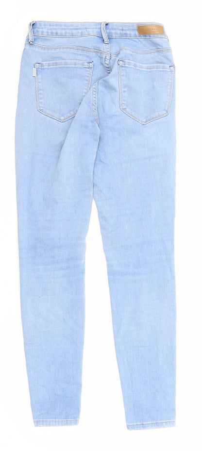 Tiffosi Jeans Womens Blue Cotton Skinny Jeans Size 24 L27 in Regular Zip