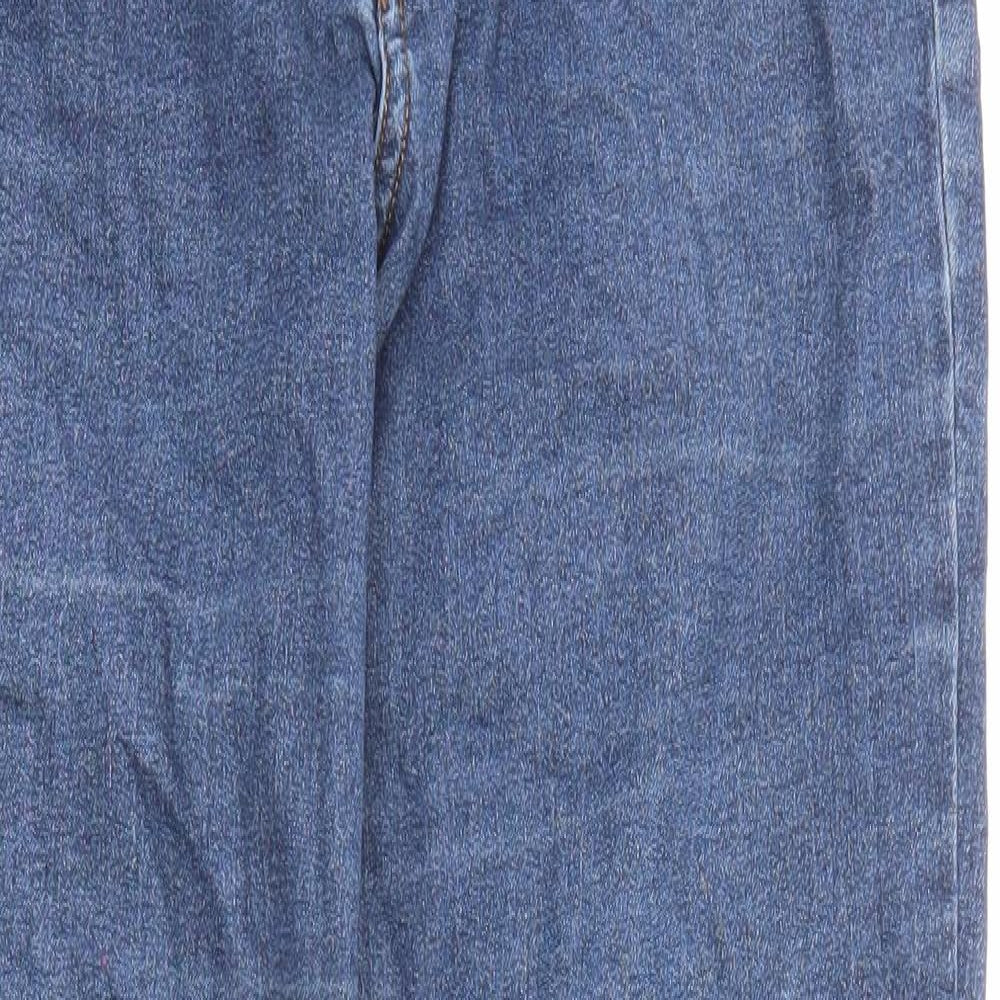 Womens UK Size 27 in H&M Regular Fit Skinny Blue Jeans
