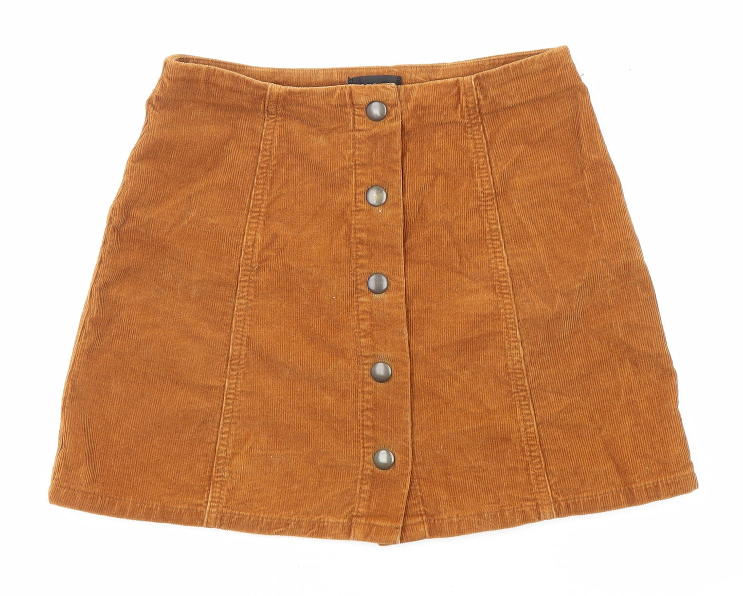 Womens UK Size 8 Topshop A-Line Corduroy Skirt