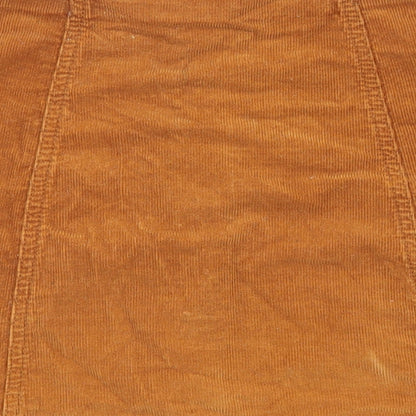 Womens UK Size 8 Topshop A-Line Corduroy Skirt