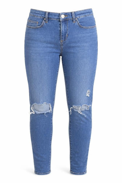 Womens UK Size 28 in Topshop Regular Fit Skinny Blue Jeans