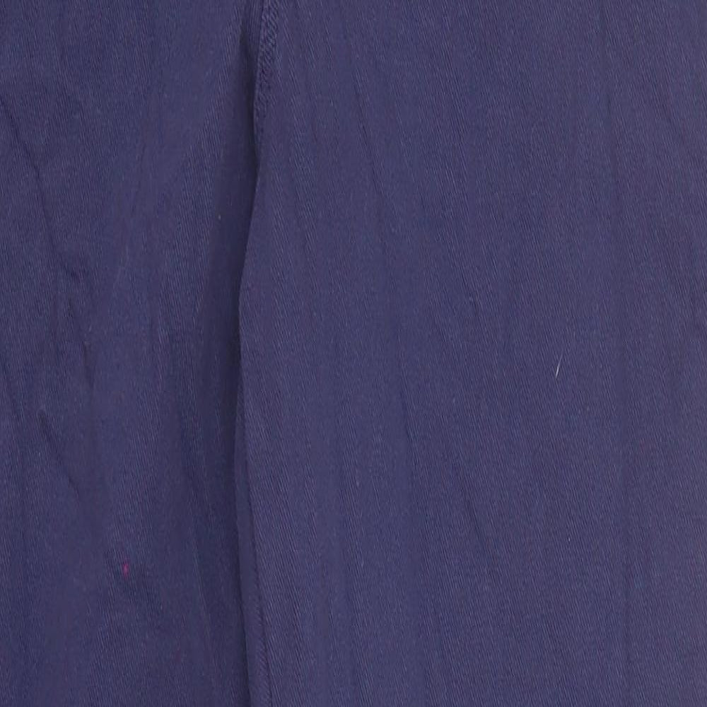 George Womens Blue Cotton Skinny Jeans Size 10 L26 in Regular