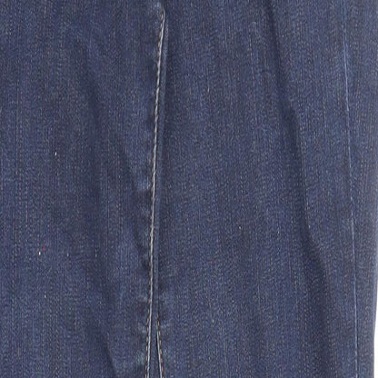 Gap Womens Blue Cotton Skinny Jeans Size 27 in L29 in Regular Zip