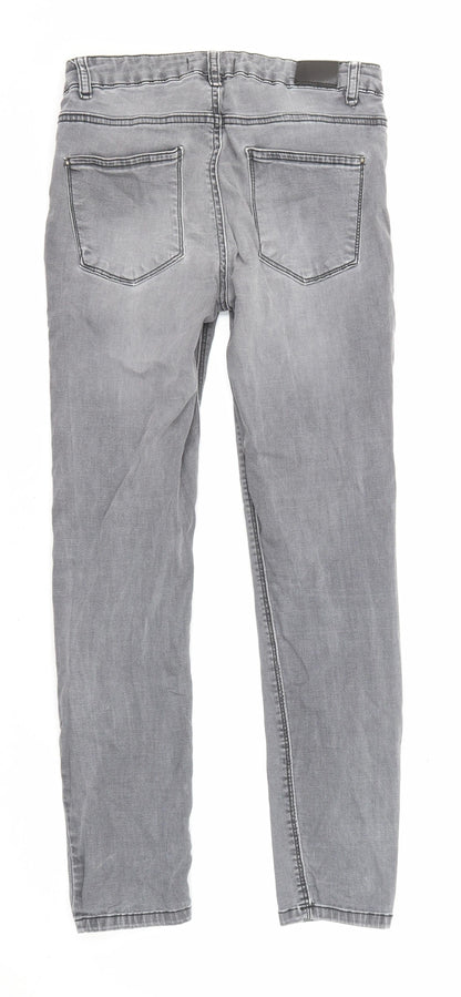 Womens UK Size 8 Pimkie Regular Fit Skinny Grey Jeans