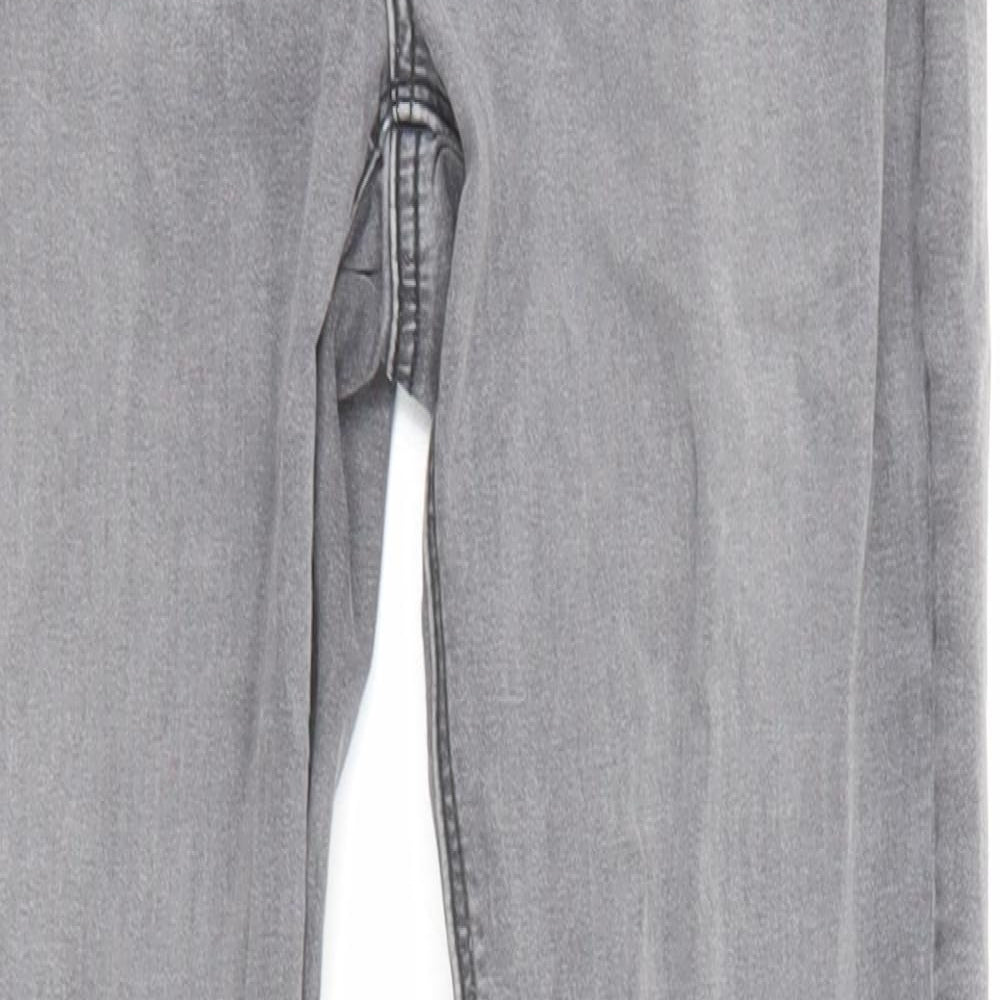 Womens UK Size 8 Pimkie Regular Fit Skinny Grey Jeans