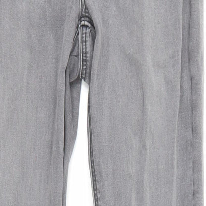 Womens UK Size 8 Pimkie Regular Fit Skinny Grey Jeans