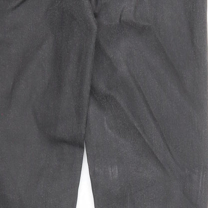 Topshop Womens Black Cotton Skinny Jeans Size 28 in L30 in Regular Zip