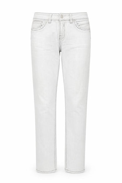 Cache Cache Womens Grey Cotton Straight Jeans Size 30 in L31 in Regular Zip