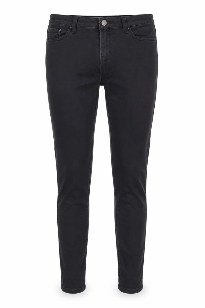 Womens UK Size 10 Denim & Co. Regular Fit Skinny Black Jeans