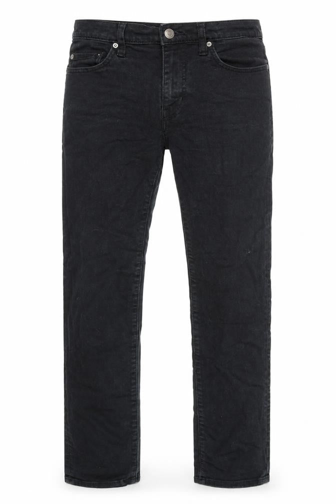Amazon Mens Black Cotton Straight Jeans Size 32 in L32 in Regular Zip