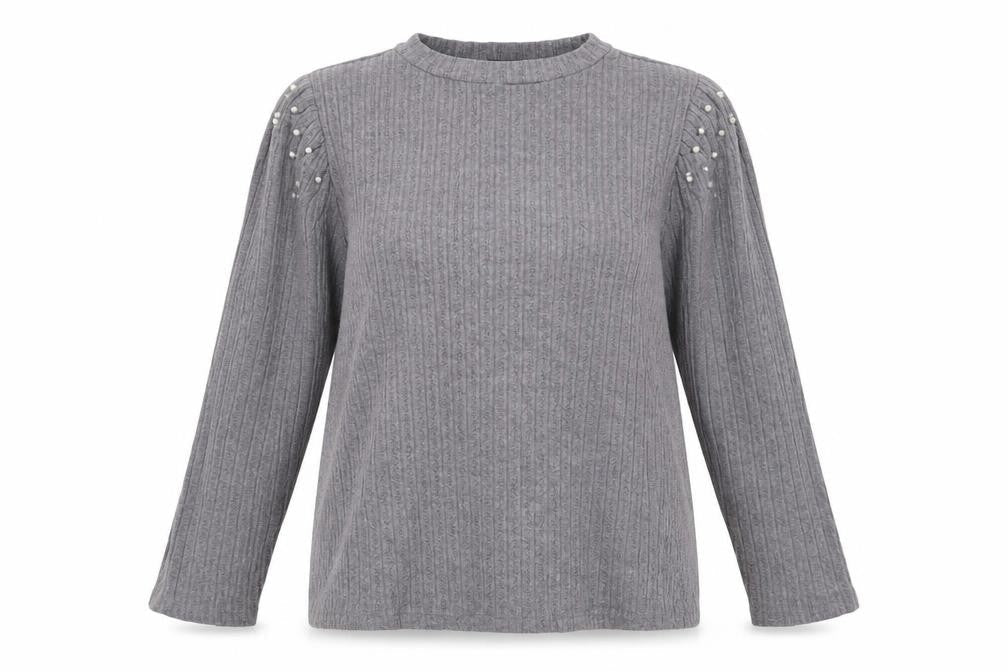 Womens UK Size 20 Design History Grey Pullover Jumper