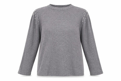 Womens UK Size 20 Design History Grey Pullover Jumper