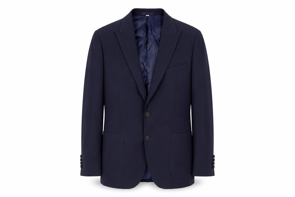 Mens UK Size 42 Marks and Spencer Regular Blue Suit Jacket