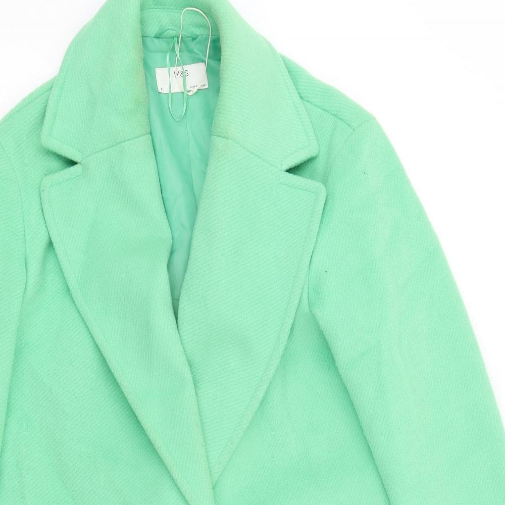 Womens UK Size 8 Marks and Spencer Green Jacket