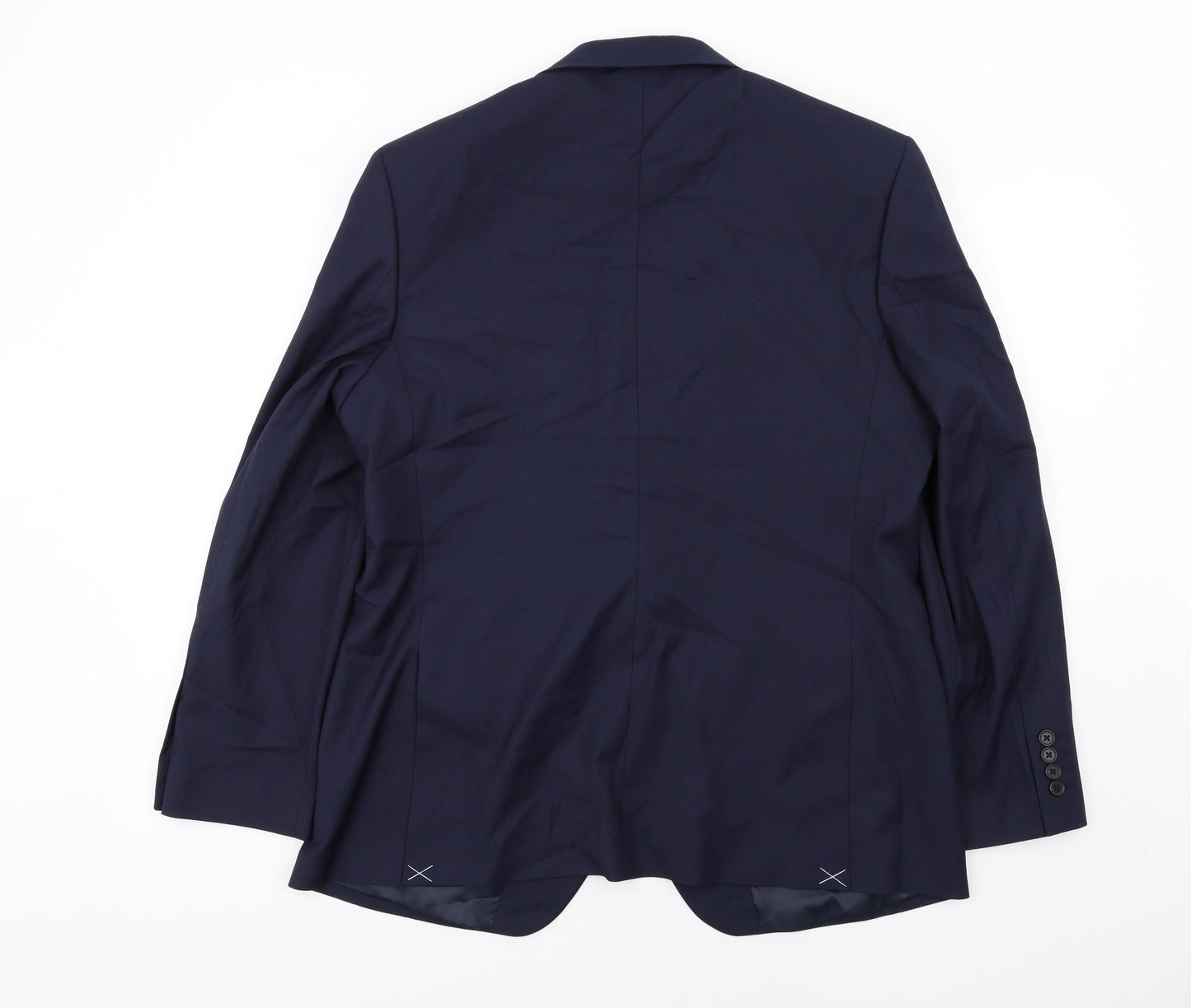 Mens UK Size 44 Marks and Spencer Regular Blue Suit Jacket
