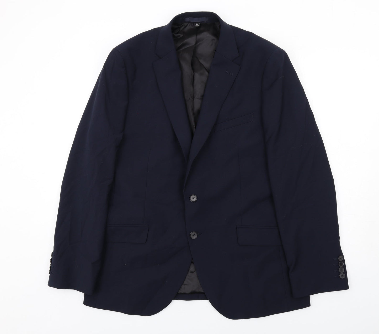 Mens UK Size 42 Marks and Spencer Regular Blue Suit Jacket