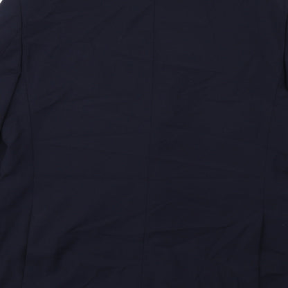 Mens UK Size 42 Marks and Spencer Regular Blue Suit Jacket