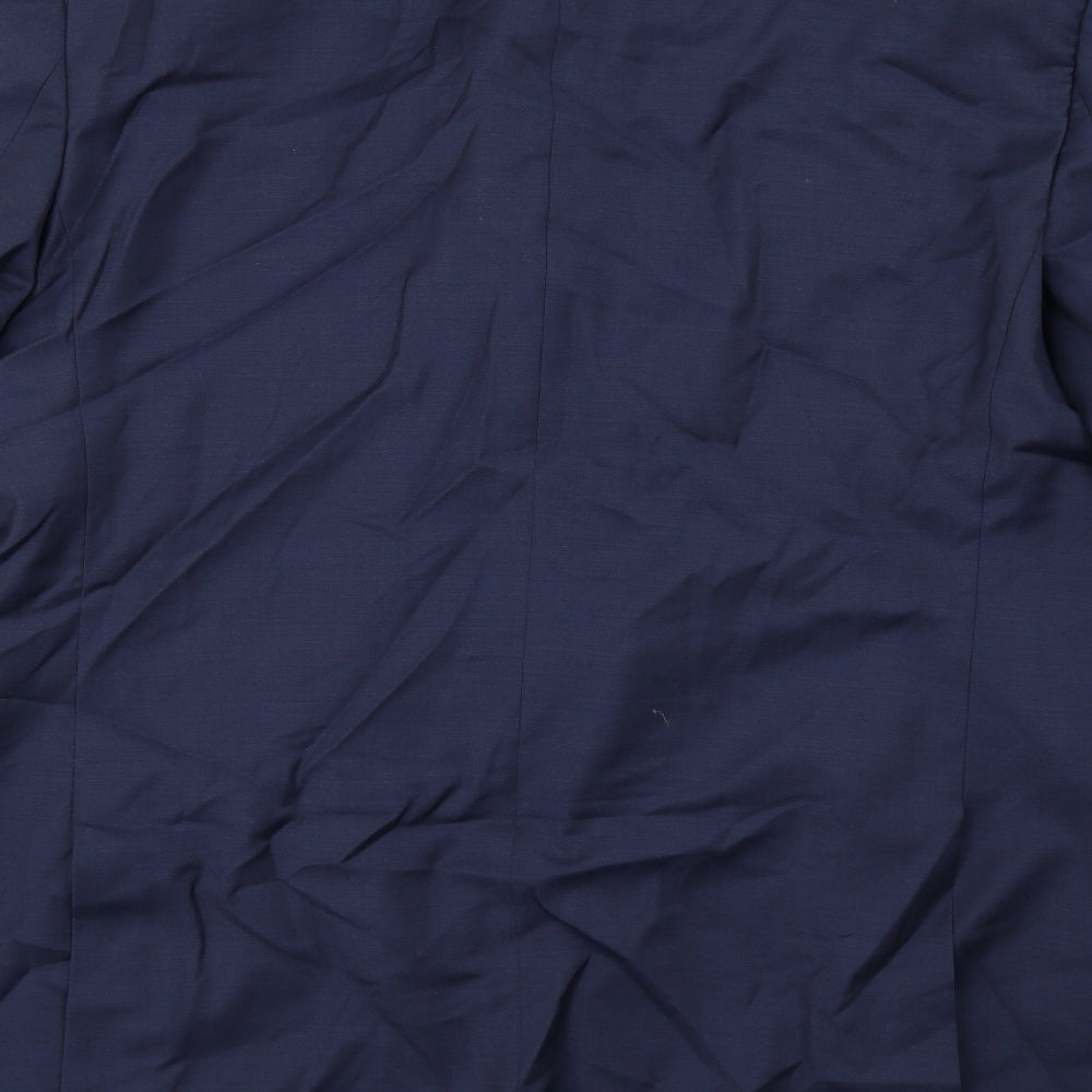 Mens UK Size 46 Marks and Spencer Regular Blue Suit Jacket