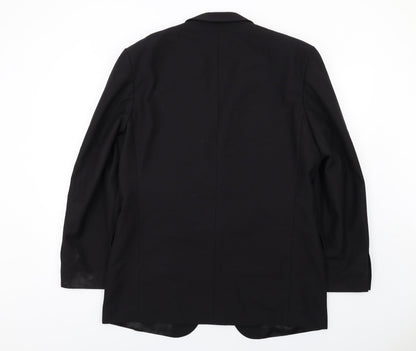 Mens UK Size 42 Copperstone Regular Black Suit Jacket