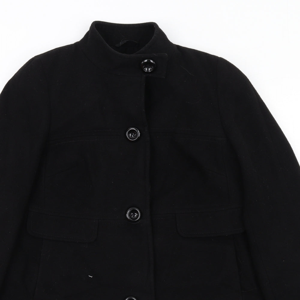 Womens UK Size 14 Marks and Spencer Blue Overcoat