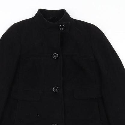 Womens UK Size 14 Marks and Spencer Blue Overcoat