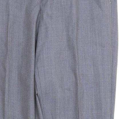 Womens UK Size 34 NEXT Regular Fit Dress Pants Blue Trousers