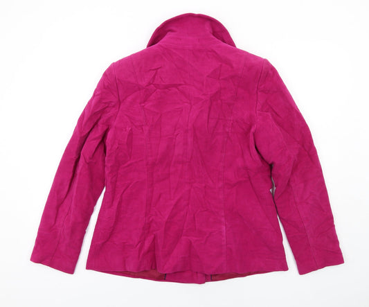 Per Una Womens Pink Jacket Size 14 Zip