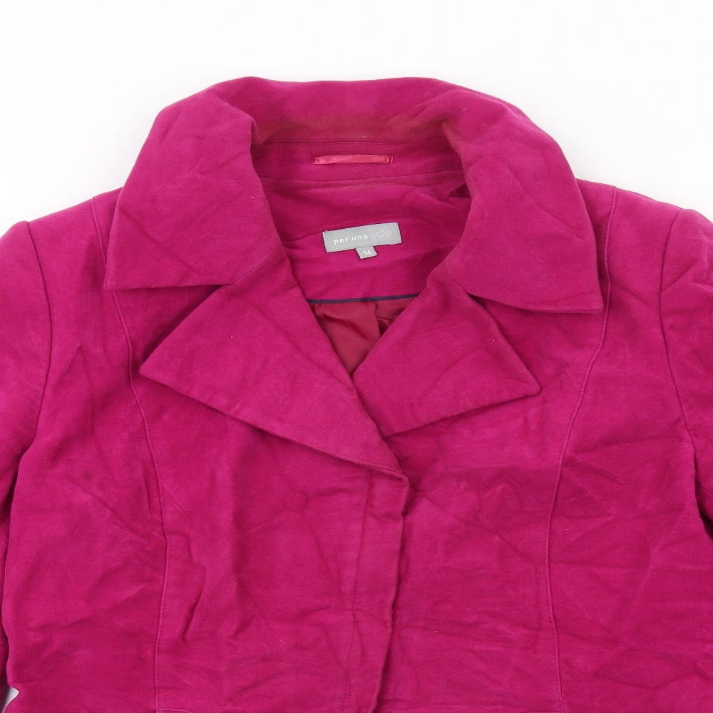 Womens UK Size 14 Per Una Pink Jacket