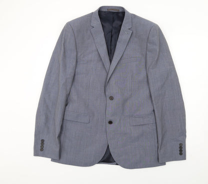 Mens UK Size 42 NEXT Regular Blue Suit Jacket
