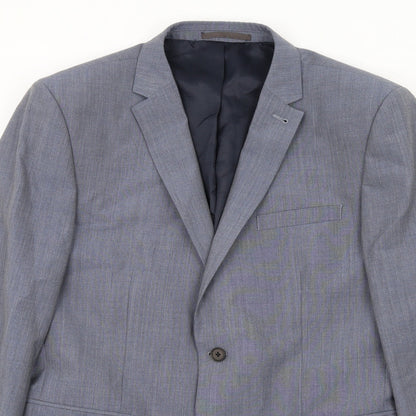 Mens UK Size 42 NEXT Regular Blue Suit Jacket