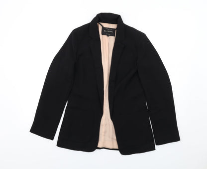 River Island Womens Black Polyester Jacket Blazer Size 8