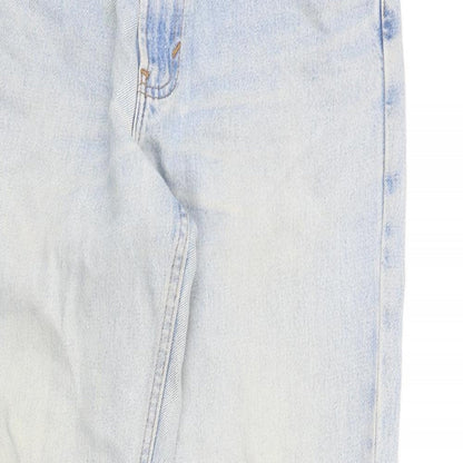 Gap Mens Blue Cotton Straight Jeans Size 30 in L31 in Regular Zip