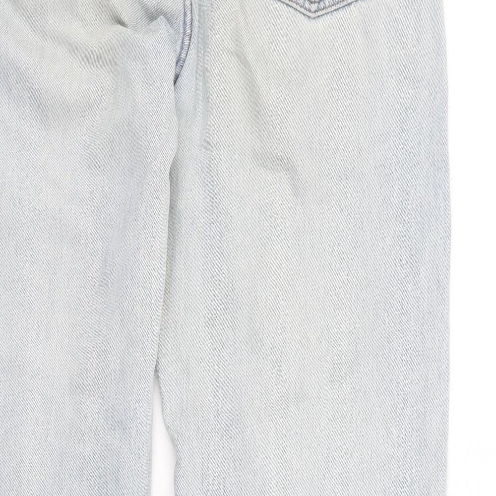 Gap Mens Blue Cotton Straight Jeans Size 30 in L31 in Regular Zip