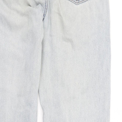 Gap Mens Blue Cotton Straight Jeans Size 30 in L31 in Regular Zip