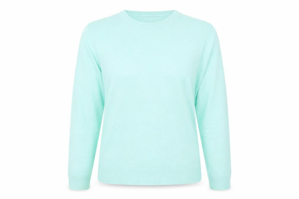 Womens UK Size 14 Marks and Spencer Green Pullover Jumper