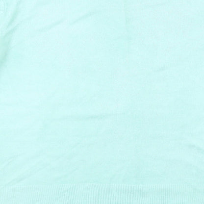 Womens UK Size 14 Marks and Spencer Green Pullover Jumper