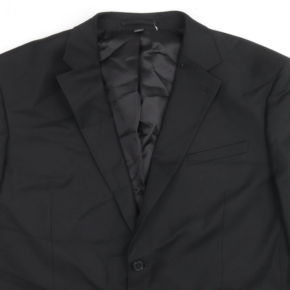 Mens UK Size 44 Marks and Spencer Regular Black Suit Jacket