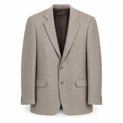 Bruce Corman Mens Beige Wool Jacket Suit Jacket Size 40 Regular