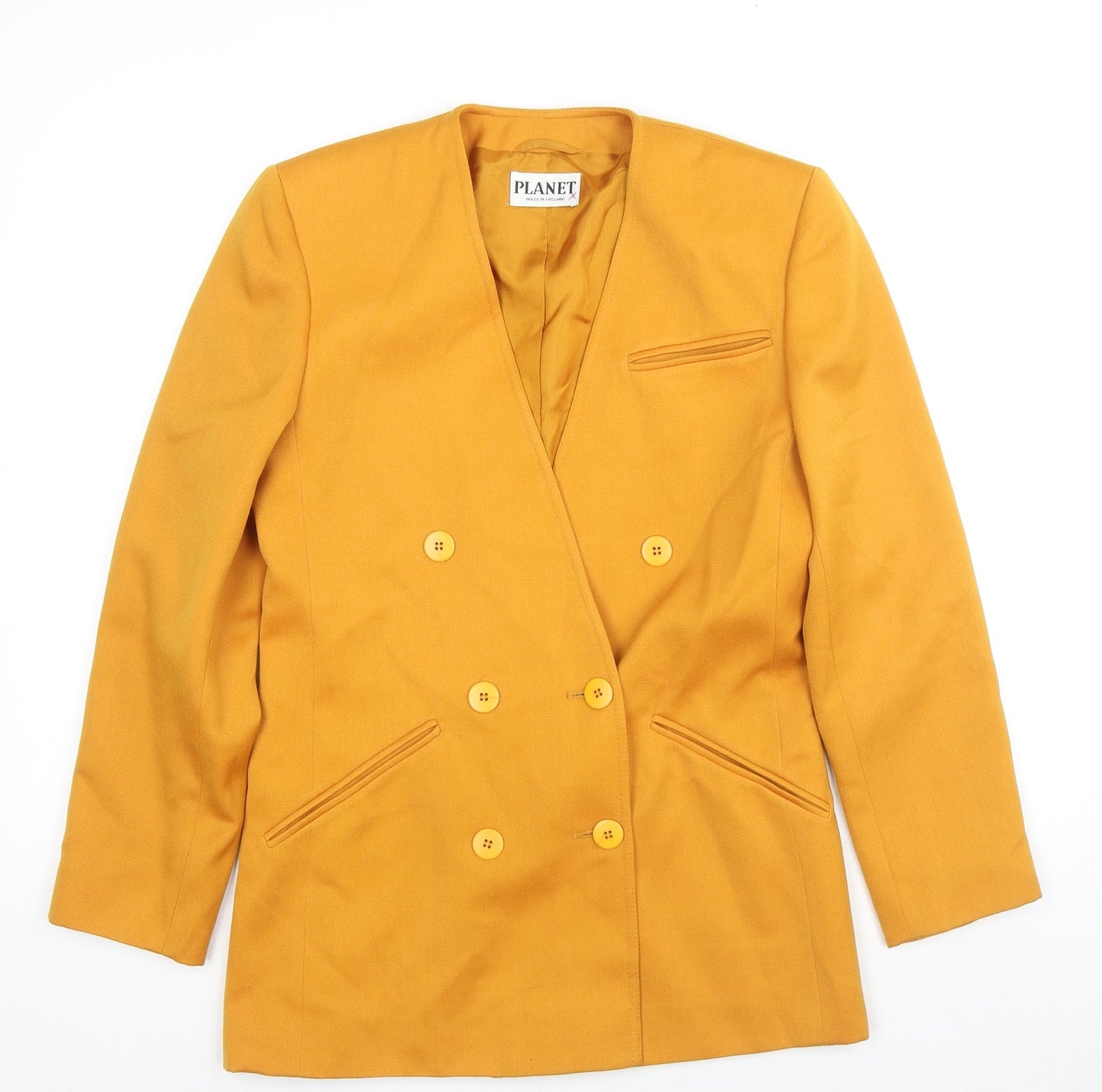 Womens UK Size 8 Planet Yellow Jacket