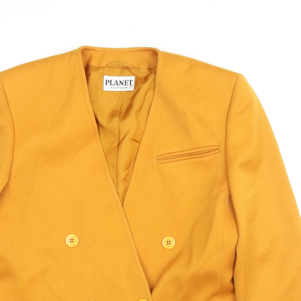 Womens UK Size 8 Planet Yellow Jacket
